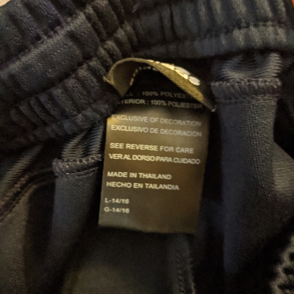 Adidas youth large navy sports pants - Picture 4 of 7